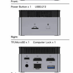 GMKtec KB5 Mini PC with 4K Ultra HD & 8GB RAM – Perfect for Home Office or Multimedia Streaming