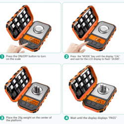High Precision Pocket Digital Scale – Ideal for Jewelry and Gold Weighing