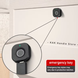 Keyless Biometric Fingerprint Cabinet Lock – Smart Security for Drawers and Doors