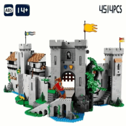Medieval Lion King Knights Castle Building Set – 4514 Pieces for Creative Play