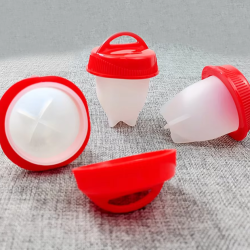 Silicone Egg Poachers for Easy Boiled & Steamed Eggs | Perfect Kitchen Gadget for Breakfast Lovers