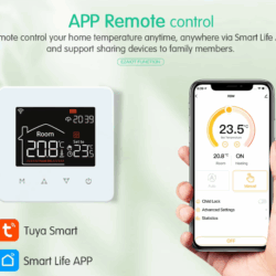 Smart WiFi Thermostat for Electric Floor Heating – Precise Temperature Control with Voice Activation