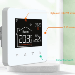 Smart WiFi Thermostat for Electric Floor Heating – Precise Temperature Control with Voice Activation