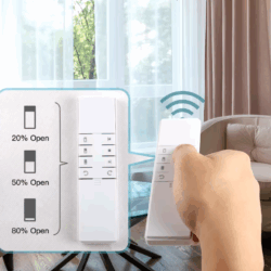 Smart Zigbee Curtain Driver with Alexa & Google Home Control – Ideal for Roman, I-Type, and U-Type Curtains
