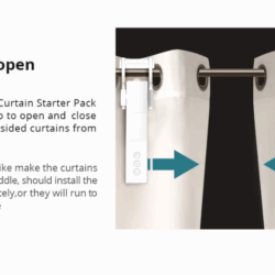 Smart Zigbee Curtain Driver with Alexa & Google Home Control – Ideal for Roman, I-Type, and U-Type Curtains