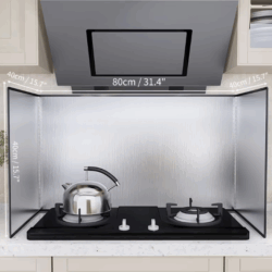 Stainless Steel Folding Anti-Oil Splatter Guard – Protects Your Kitchen from Grease and Mess