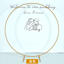 Metal Circular Wedding Arch – Perfect for Balloons and Party Decorations