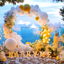 Metal Circular Wedding Arch – Perfect for Balloons and Party Decorations