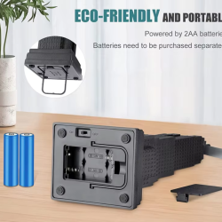 360° Fly Repellent Fan with Reflective Blades for Pest-Free Outdoor Dining